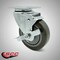 Service Caster 4 Inch SS Gray Polyurethane Swivel Top Plate Caster with Brake SCC-SS20S414-PPUB-TLB - alternate 4